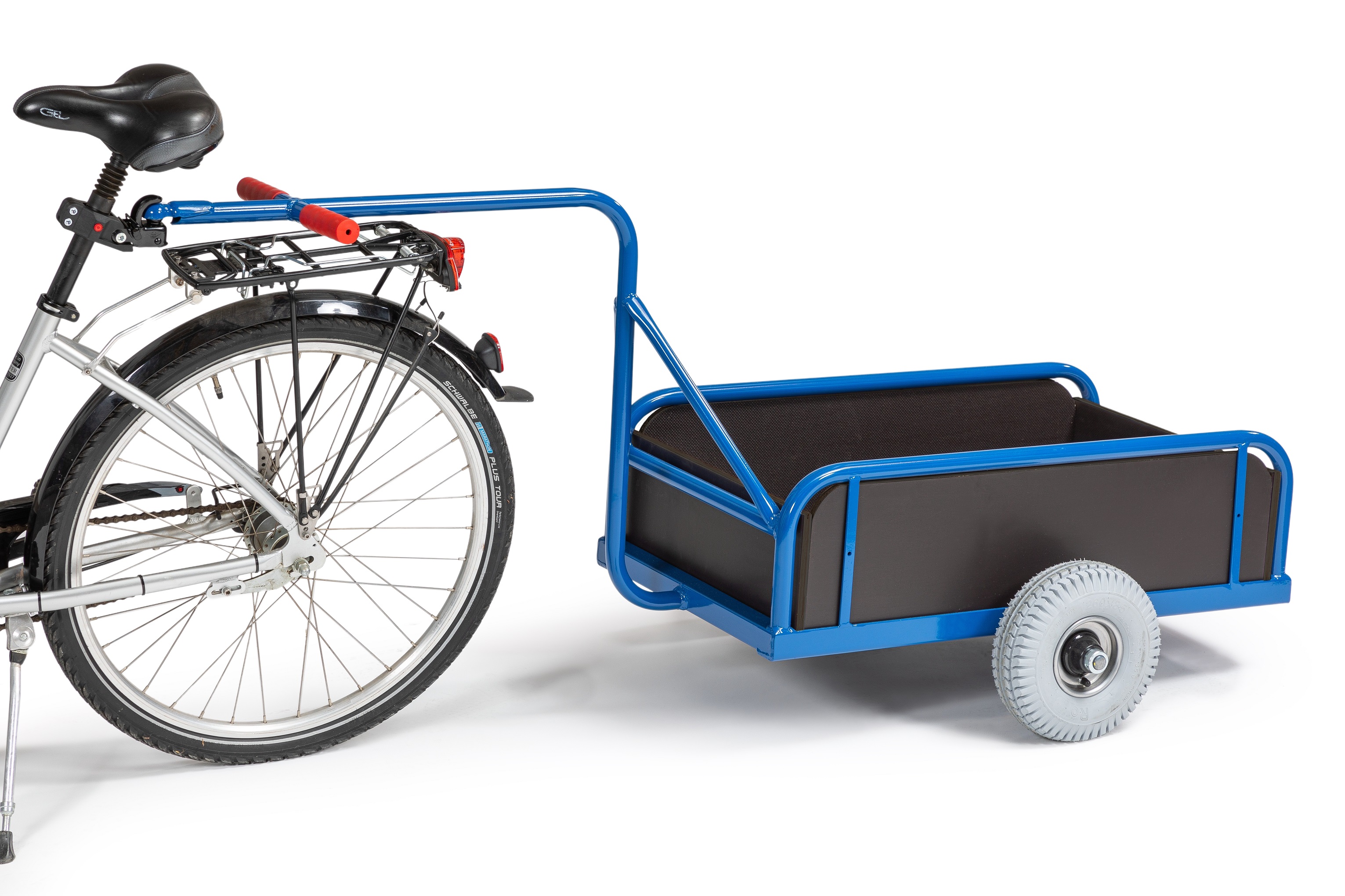 Fahrradanhänger mit Bordwand